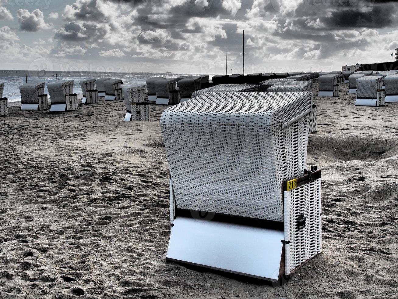 the beach of Wangerooge photo