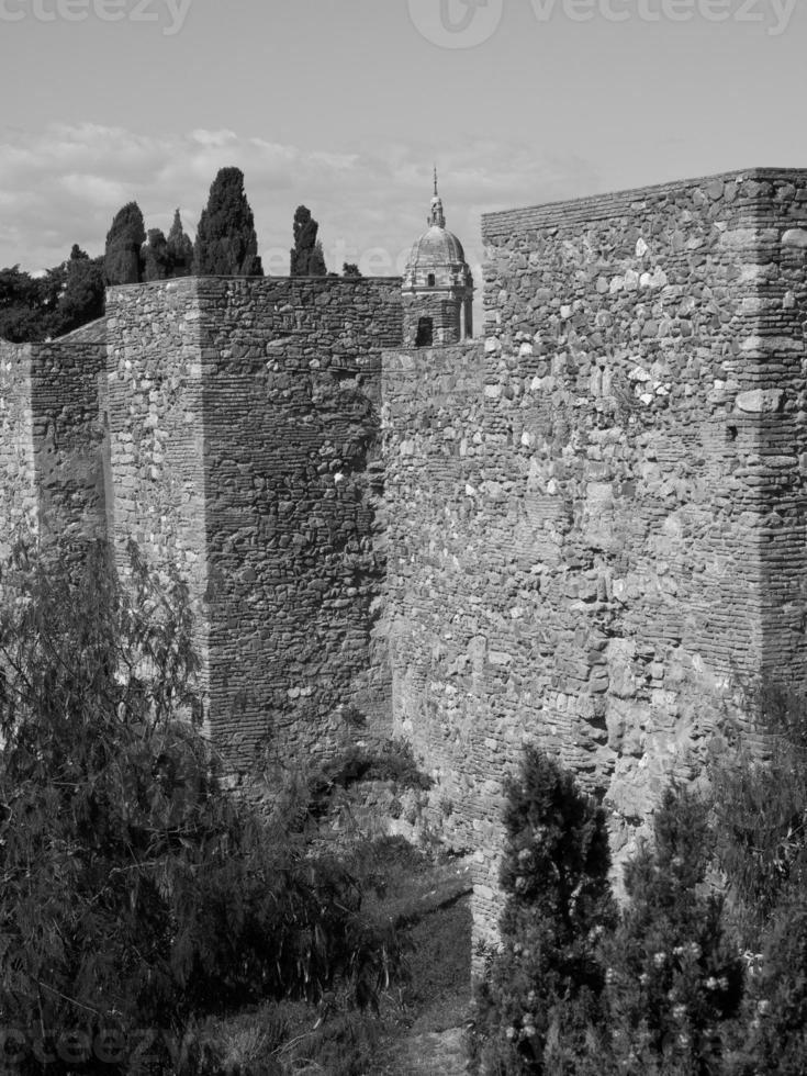 malaga city in spain photo