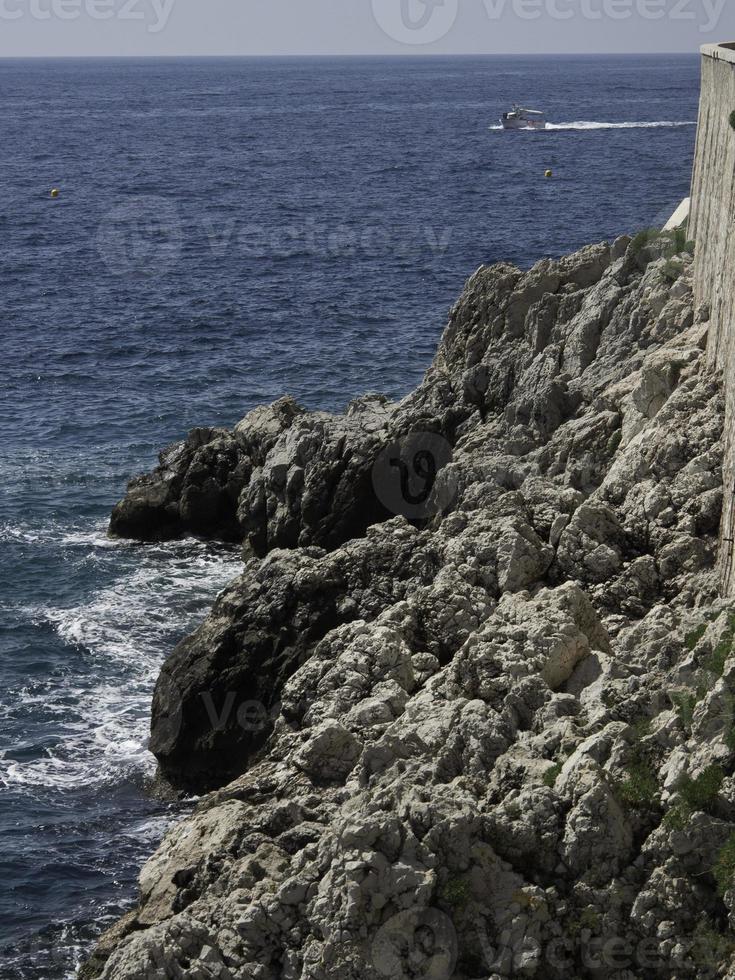 monaco at the mediterranean sea photo