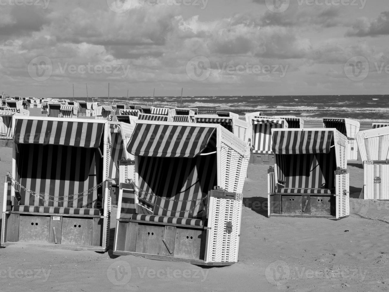 la playa de wangerooge foto