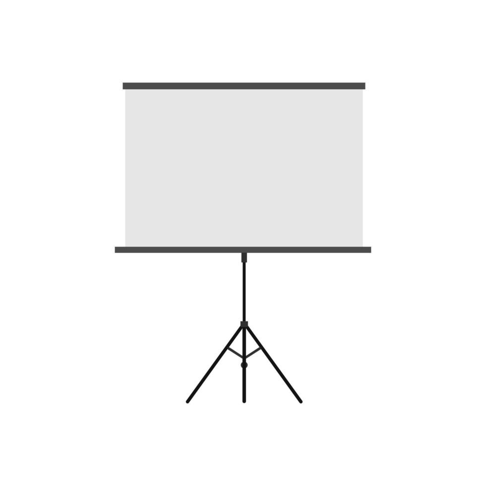 icono de vector de trabajo de oficina gráfico de ilustración de pantalla de proyección. estrategia marketing educación dispositivo presentación película