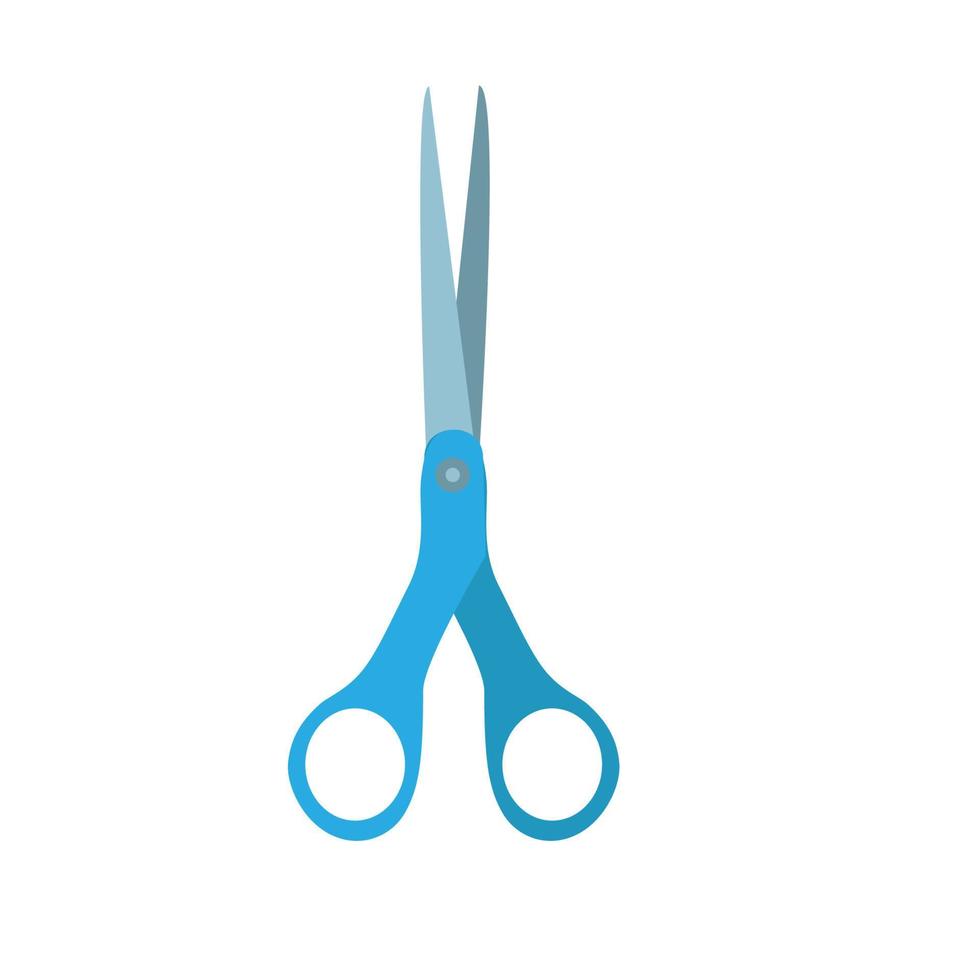 Scissor icon vector illustration tool design isolated white. Haircut tool symbol or tailor equipment object work equipment scissor. Business blade simplicity utensil cutting