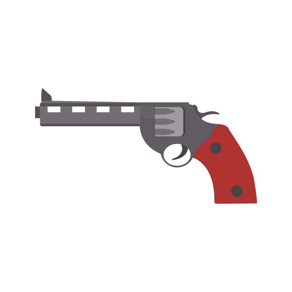 Pistol gun weapon vector illustration black crime handgun. War pistol trigger icon bullet. Isolated danger military army firearm ammunition silhouette symbol. Police arm hand element caliber drawing
