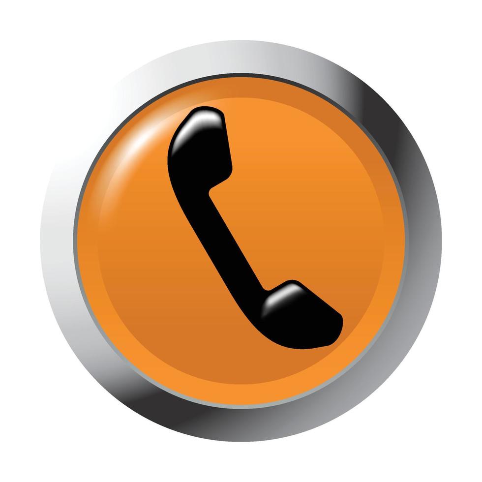 3D phone button, illustration of phone menu, application and office equipment, suitable used for application, office, and etc, once click or double click to use them. vector