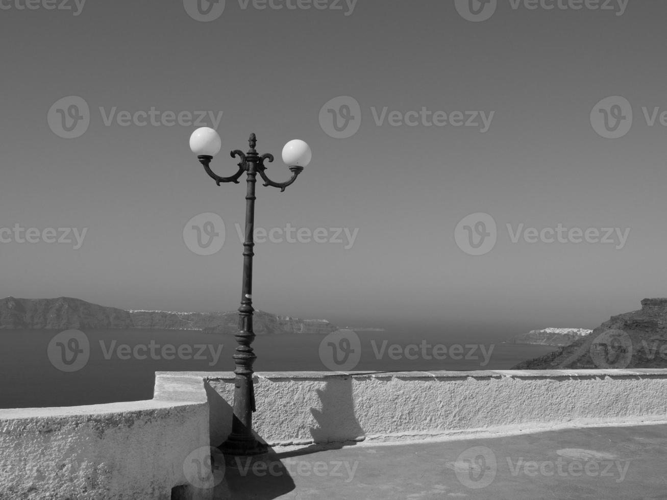 the greek island santorin photo