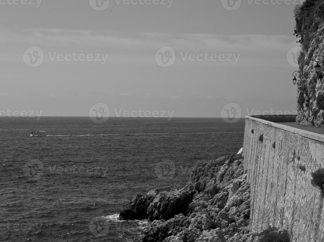 monaco at the mediterranean sea photo