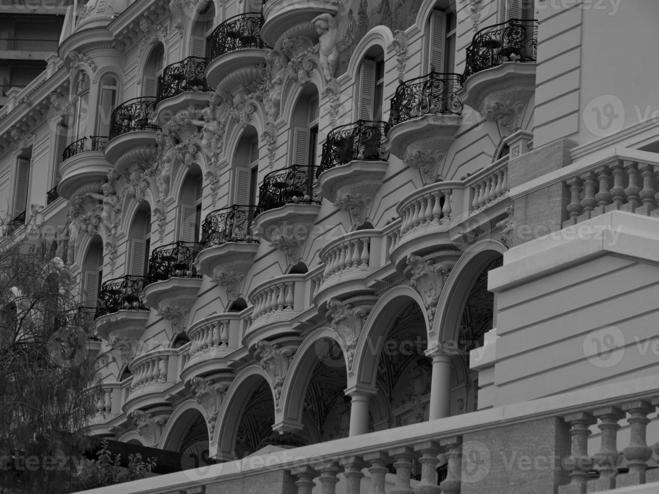 Monaco at the mediterranean sea photo