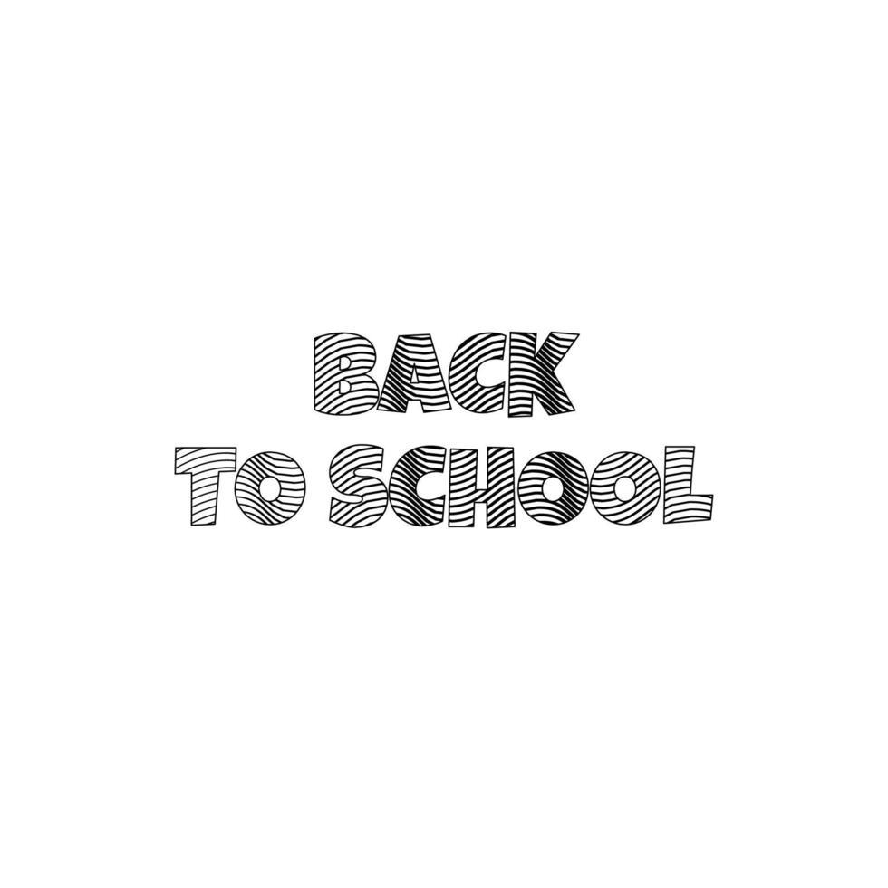 Back to school vector