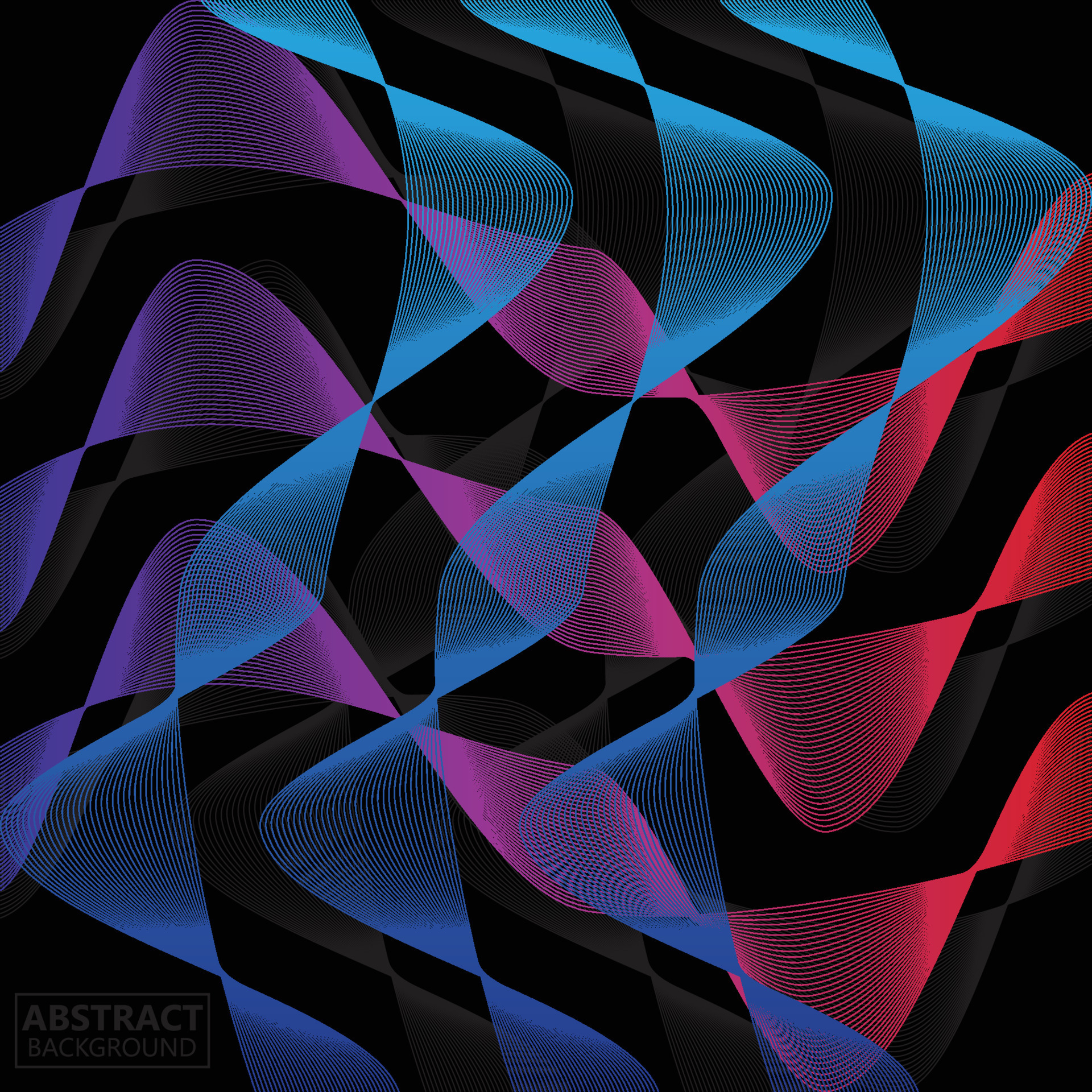 Sound Wave Background Design, Ultrasonic Gradient Wallpaper Illustration  10906058 Vector Art at Vecteezy