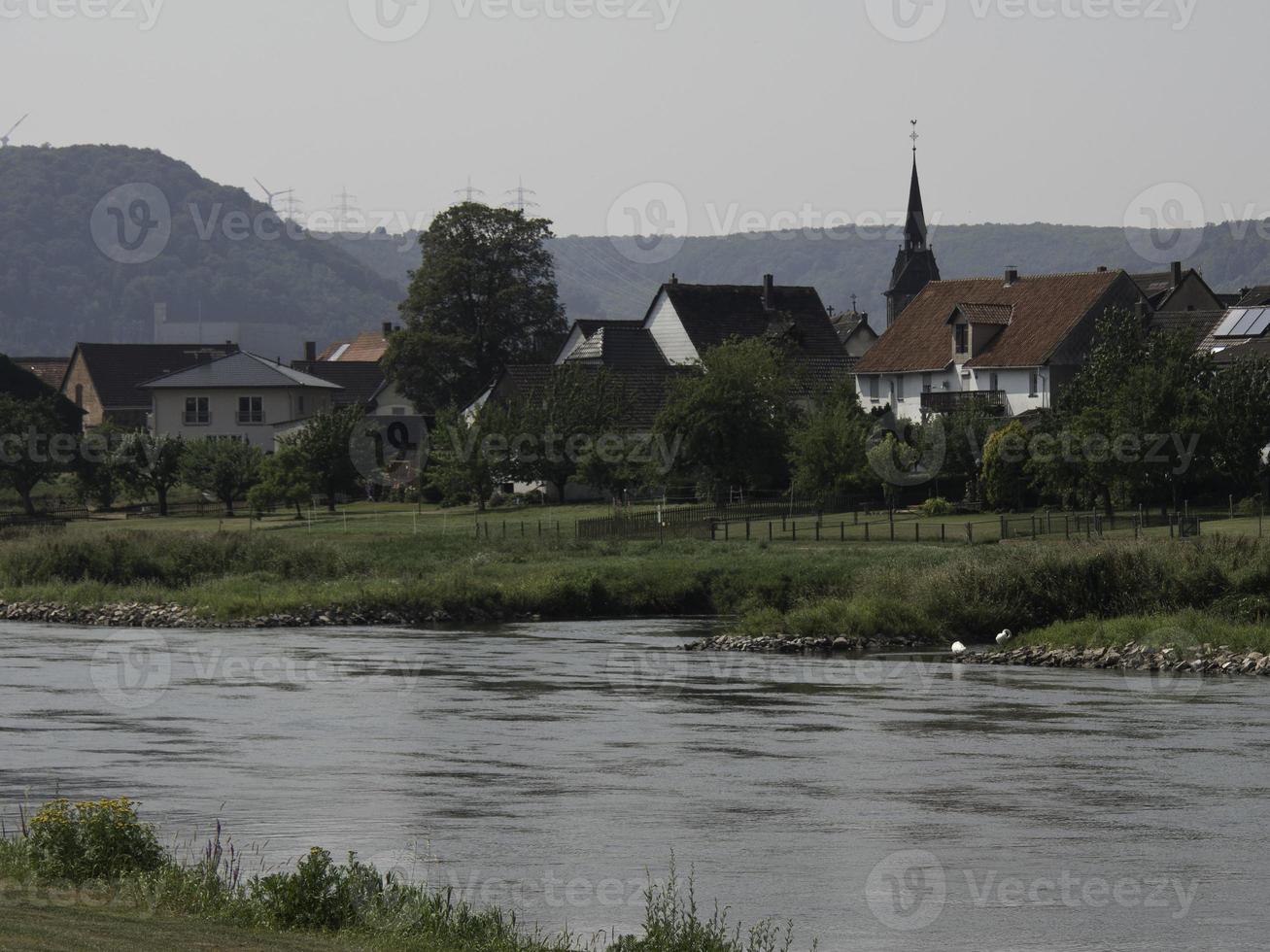 the weser river in germany photo