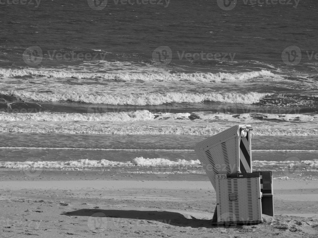 the beach of Wangerooge photo