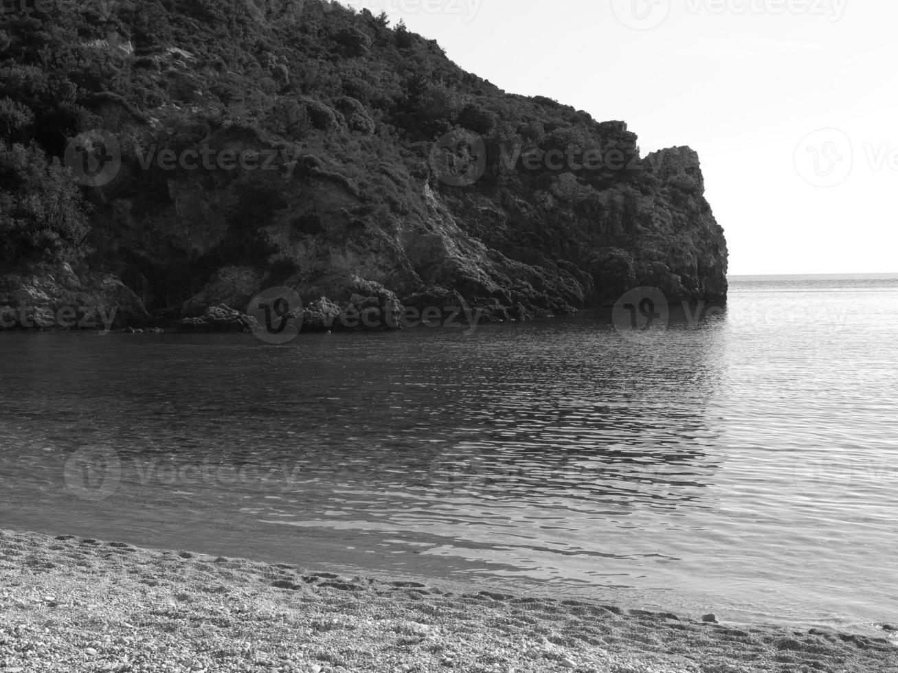 At the beach of Corfu photo