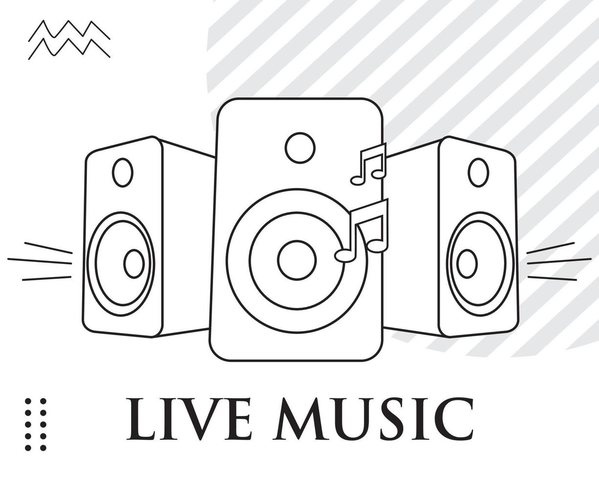 Vector Live Music Editable