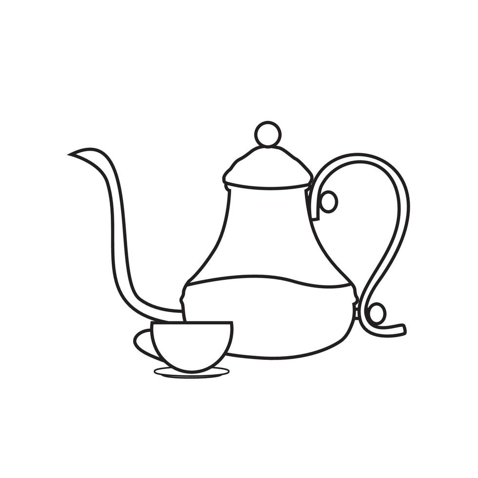 Icon Teapot Vector