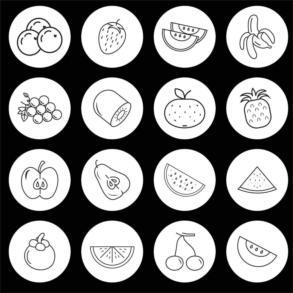 fruits fresh for juice vector