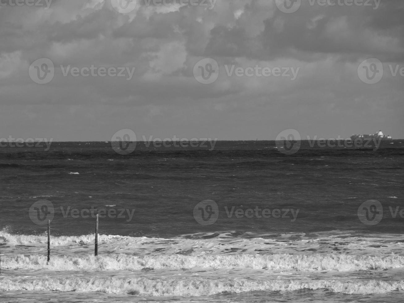 the beach of Wangerooge photo