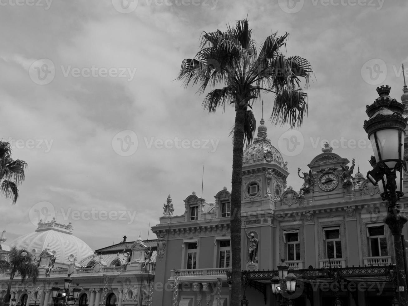 Monaco at the mediterranean sea photo