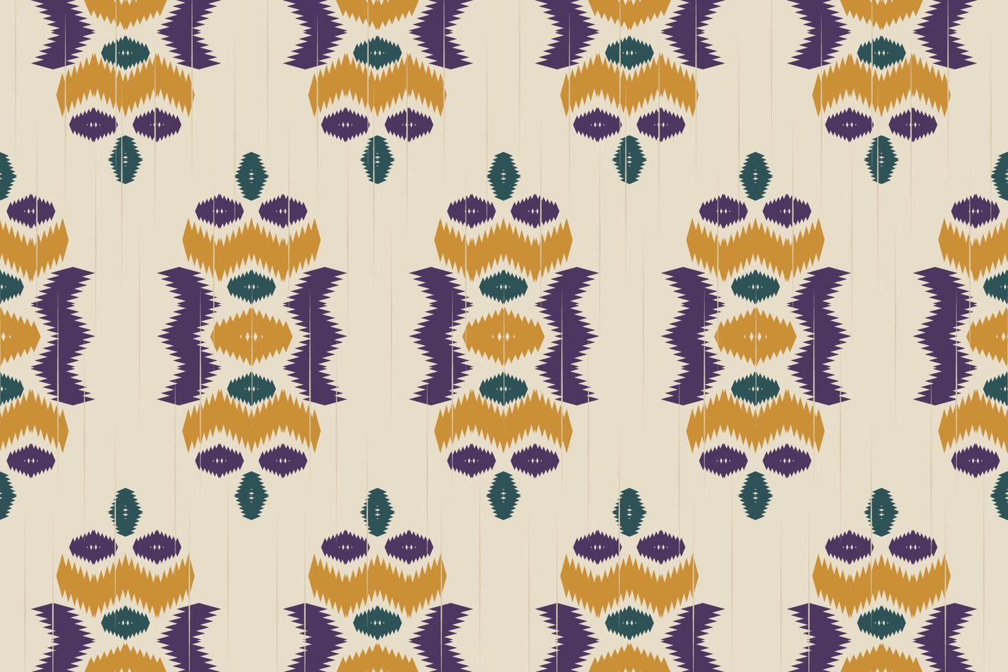 Ethnic oriental ikat seamless pattern traditional. Fabric Indian style. Design for background, wallpaper, vector illustration, fabric, clothing, carpet, textile, batik, embroidery.