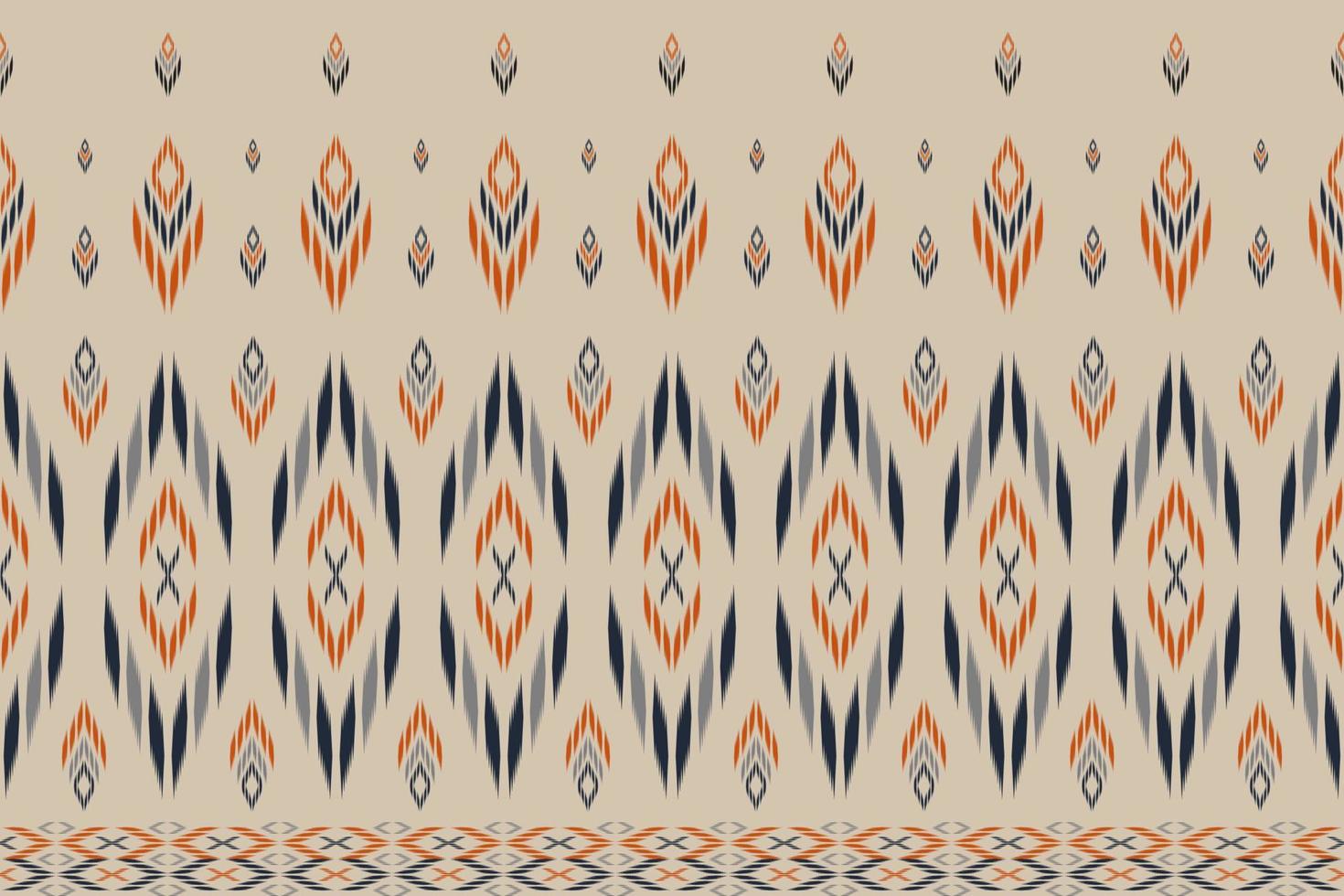 Abstract ethnic pattern art. Ikat seamless pattern traditional. American, Mexican style. Design for background, wallpaper, vector illustration, fabric, clothing, carpet, textile, batik, embroidery.