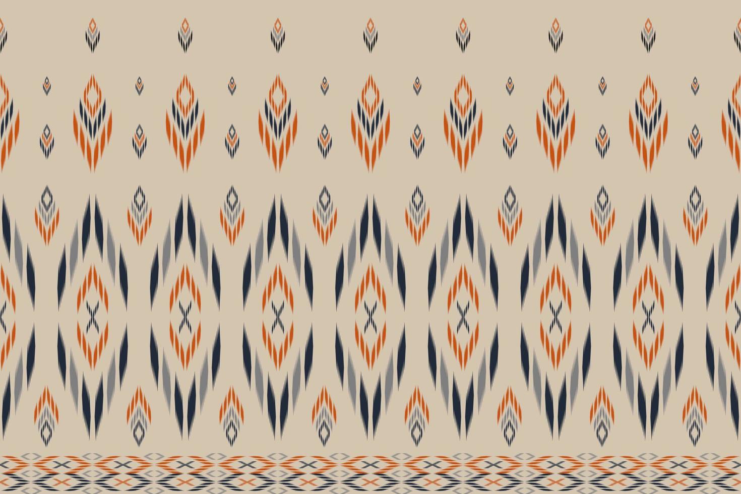 arte de patrones étnicos abstractos. ikat de patrones sin fisuras tradicional. estilo americano, mexicano. diseño para fondo, papel pintado, ilustración vectorial, tela, ropa, moqueta, textil, batik, bordado. vector