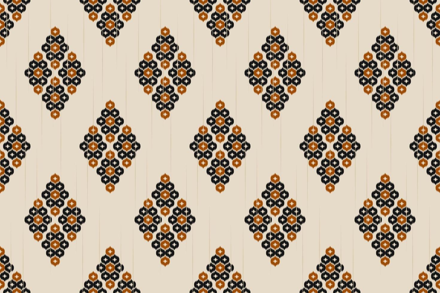 Geometric ethnic oriental ikat seamless pattern traditional. Fabric Indian style. Design for background, wallpaper, vector illustration, fabric, clothing, carpet, textile, batik, embroidery.