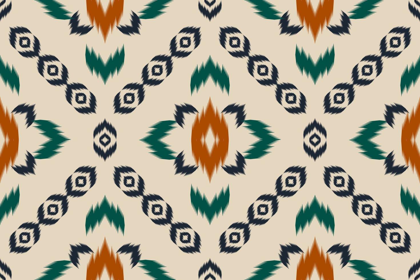 arte de patrones étnicos abstractos. ikat de patrones sin fisuras tradicional. estilo americano, mexicano. diseño para fondo, papel pintado, ilustración vectorial, tela, ropa, moqueta, textil, batik, bordado. vector