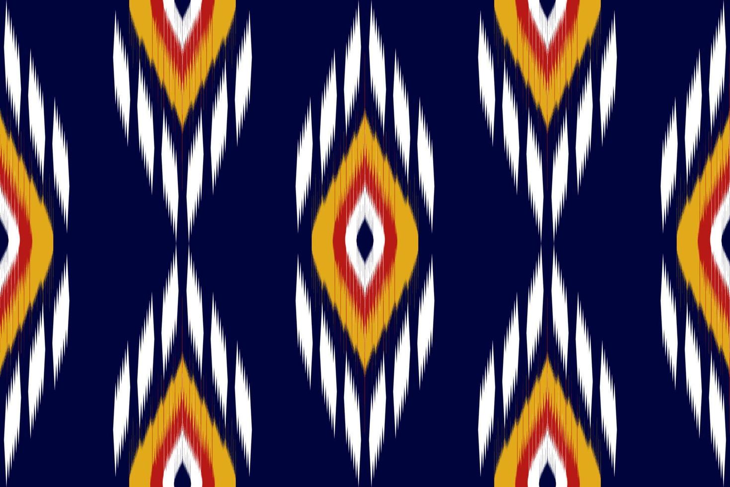 arte de patrón étnico de tela. patrón sin costuras ikat en tribal. estilo americano, mexicano. diseño para fondo, papel pintado, ilustración vectorial, tela, ropa, moqueta, textil, batik, bordado. vector