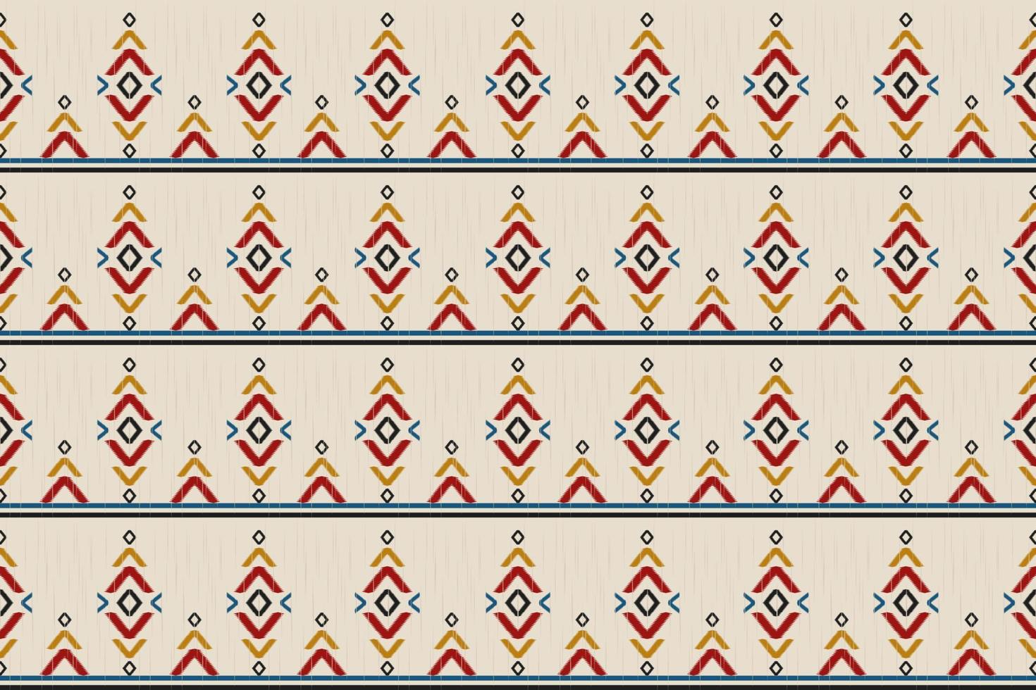 Ethnic oriental ikat seamless pattern traditional. Fabric Indian style. Design for background, wallpaper, vector illustration, fabric, clothing, carpet, textile, batik, embroidery.