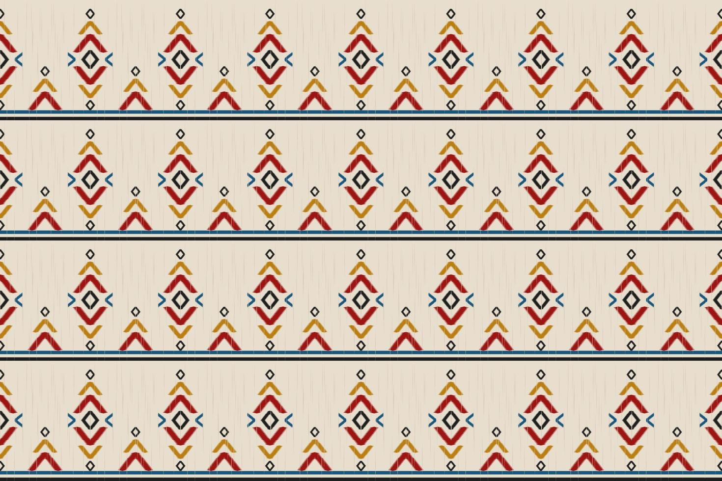 étnico oriental ikat de patrones sin fisuras tradicional. tela estilo indio. diseño para fondo, papel pintado, ilustración vectorial, tela, ropa, moqueta, textil, batik, bordado. vector