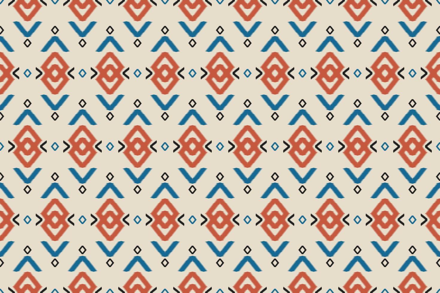 Geometric ethnic oriental ikat seamless pattern traditional. Fabric Indian style. Design for background, wallpaper, vector illustration, fabric, clothing, carpet, textile, batik, embroidery.