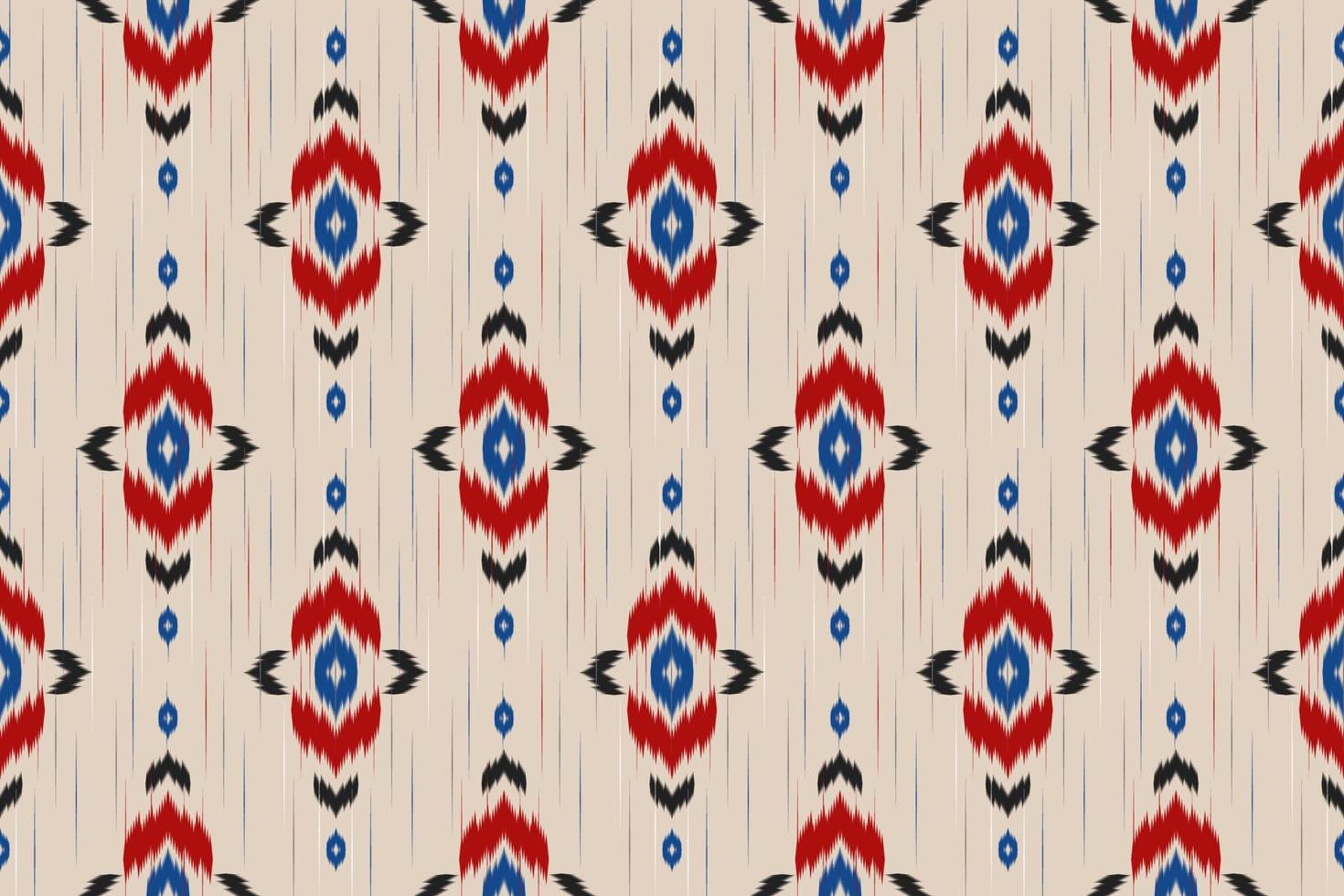 Ethnic oriental ikat seamless pattern traditional. Fabric Indian style. Design for background, wallpaper, vector illustration, fabric, clothing, carpet, textile, batik, embroidery.