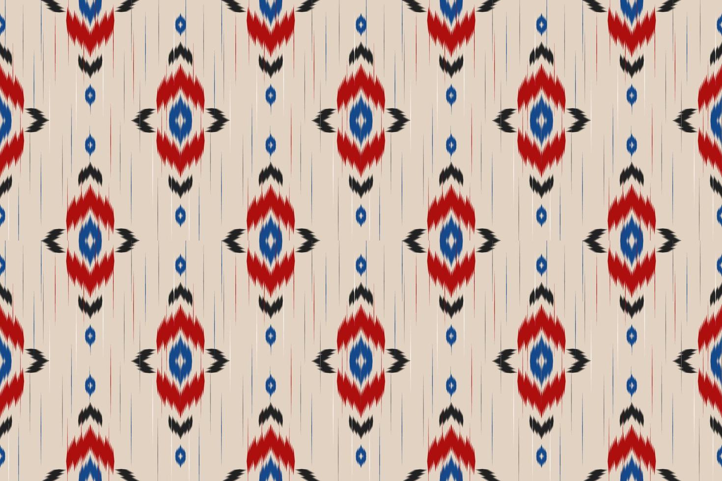 Ethnic oriental ikat seamless pattern traditional. Fabric Indian style. Design for background, wallpaper, vector illustration, fabric, clothing, carpet, textile, batik, embroidery.