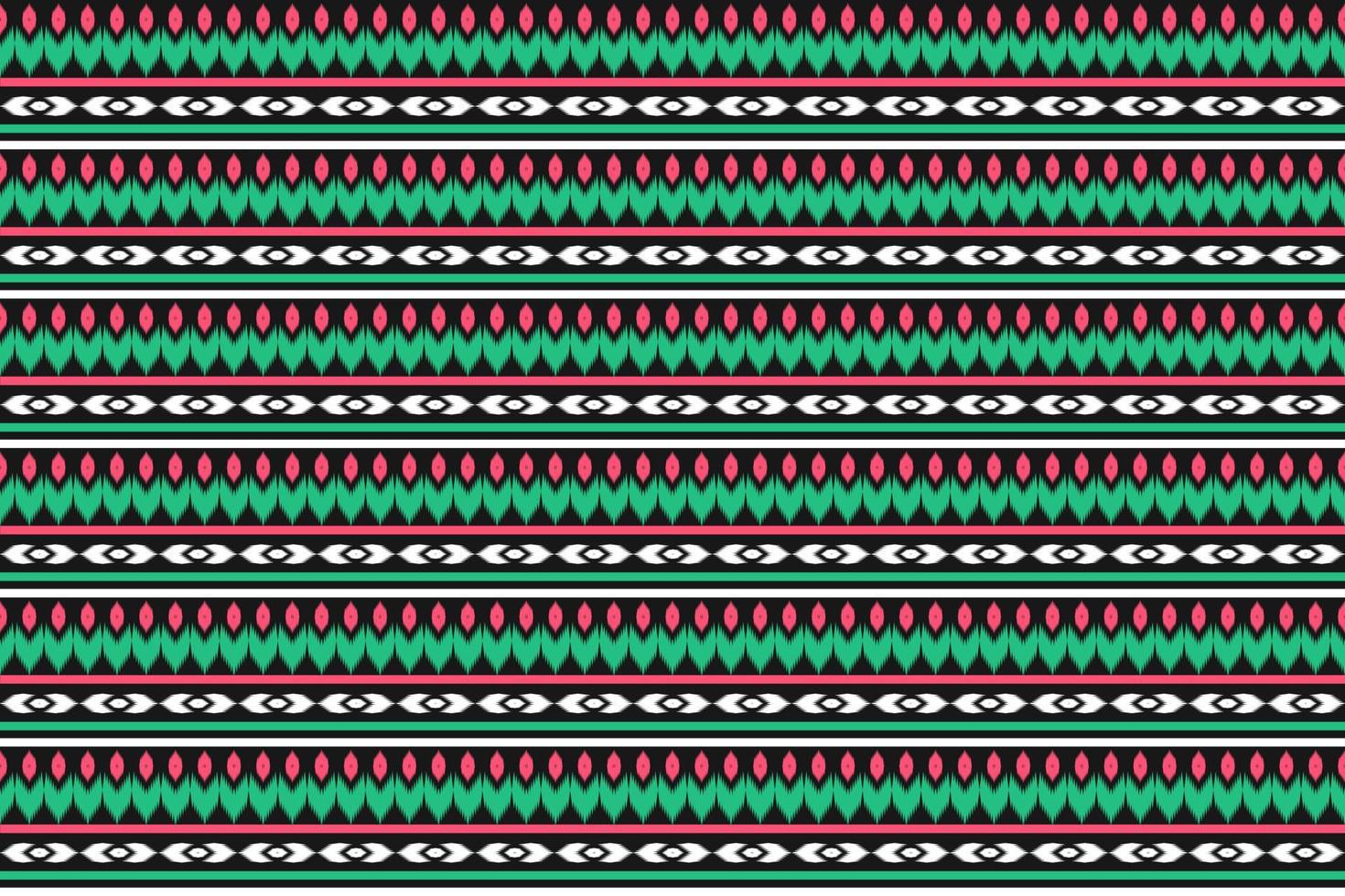 Ethnic oriental ikat seamless pattern traditional. Fabric Indian style. Design for background, wallpaper, vector illustration, fabric, clothing, carpet, textile, batik, embroidery.