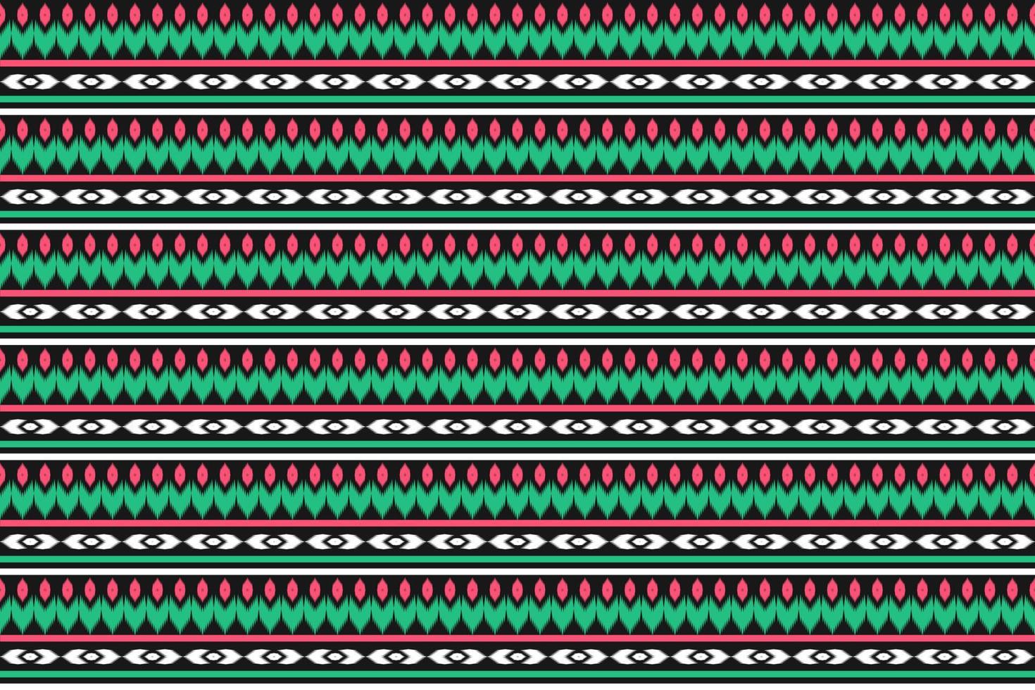 étnico oriental ikat de patrones sin fisuras tradicional. tela estilo indio. diseño para fondo, papel pintado, ilustración vectorial, tela, ropa, moqueta, textil, batik, bordado. vector