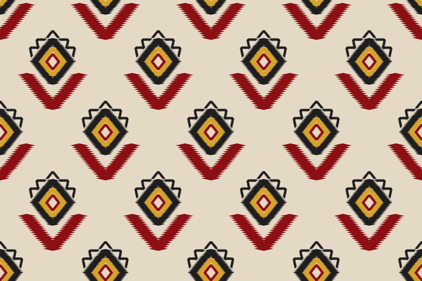 Fabric ethnic pattern art. Ikat seamless pattern in tribal. American, Mexican style. Design for background, wallpaper, vector illustration, fabric, clothing, carpet, textile, batik, embroidery.