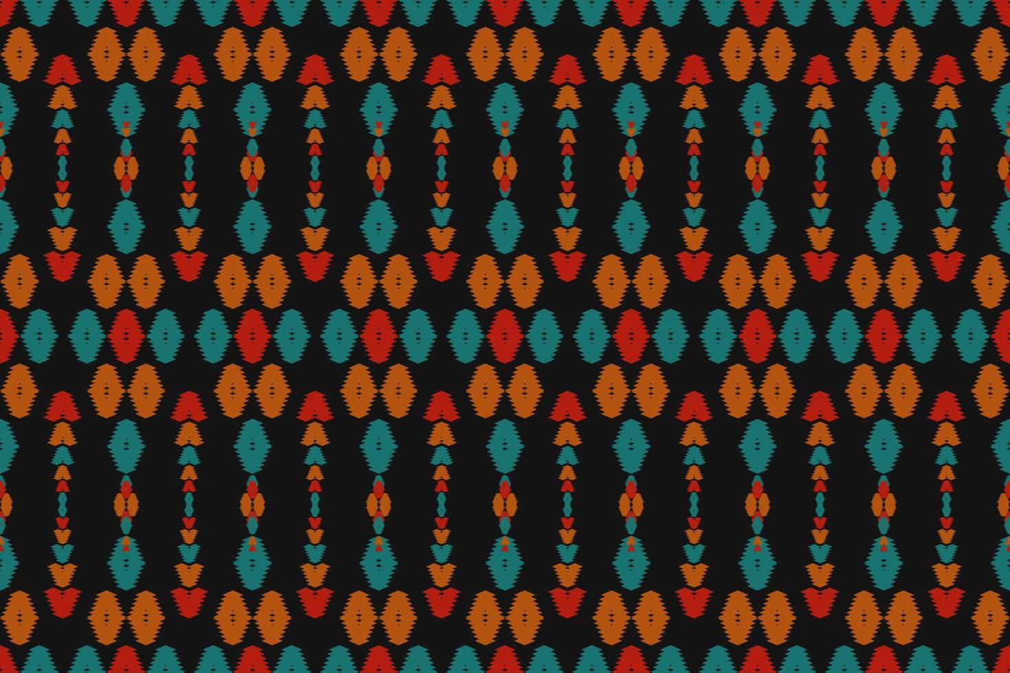 Ethnic oriental ikat seamless pattern traditional. Fabric Indian style. Design for background, wallpaper, vector illustration, fabric, clothing, carpet, textile, batik, embroidery.