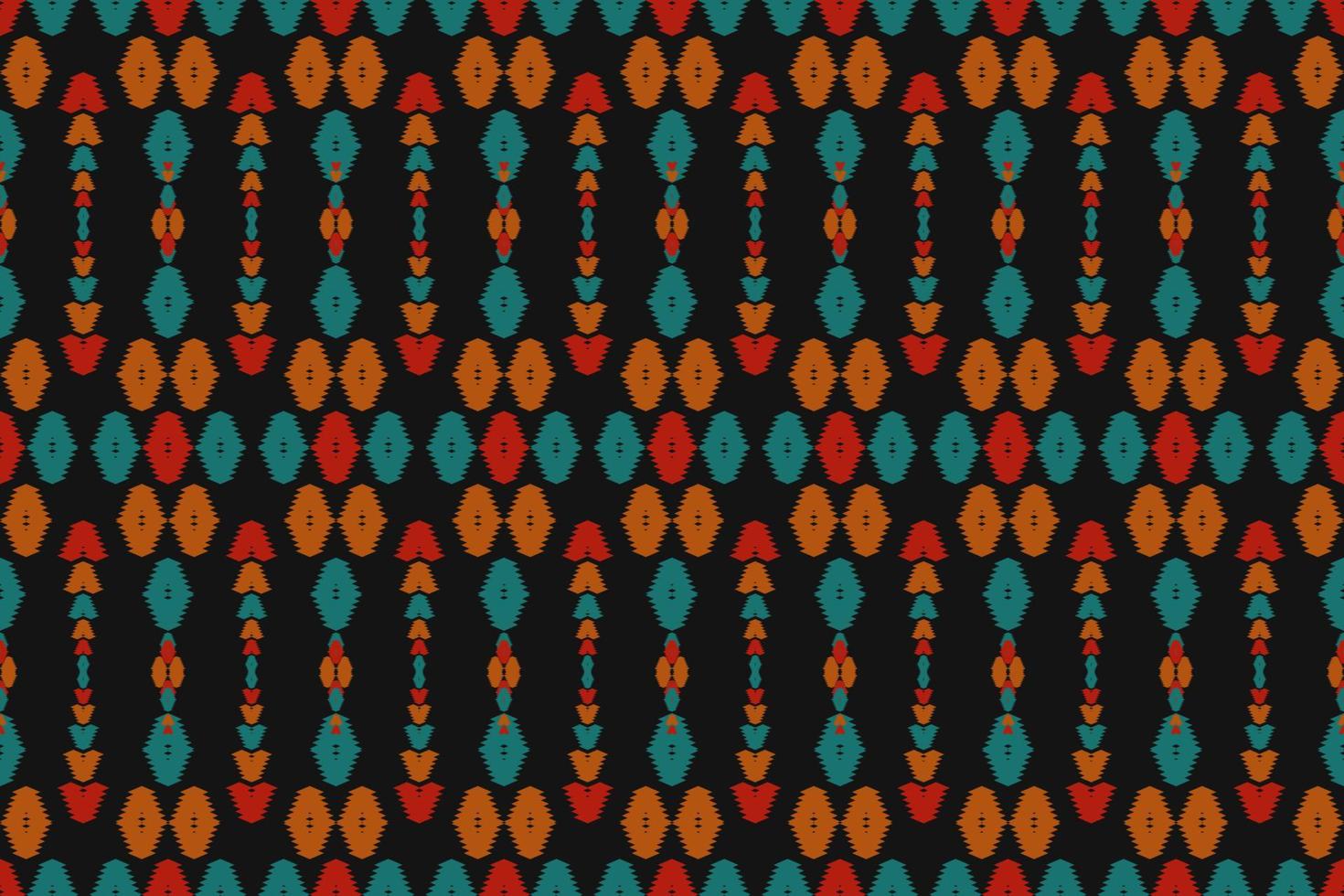 étnico oriental ikat de patrones sin fisuras tradicional. tela estilo indio. diseño para fondo, papel pintado, ilustración vectorial, tela, ropa, moqueta, textil, batik, bordado. vector