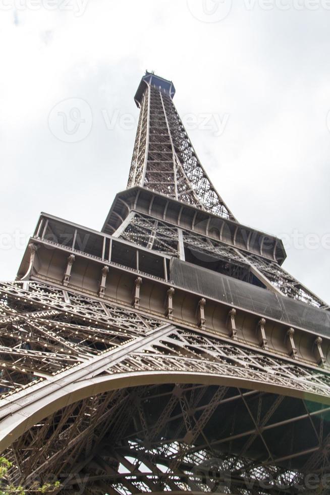 Eiffel Tower Paris close up view photo