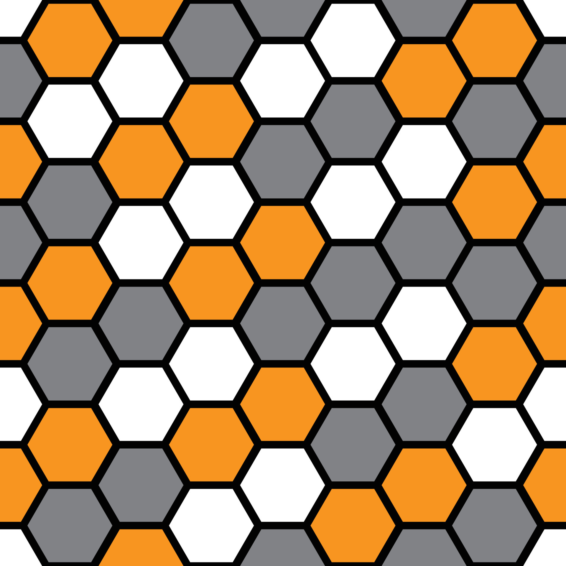 geometric seamless pattern orange and grey color. abstract pattern with
