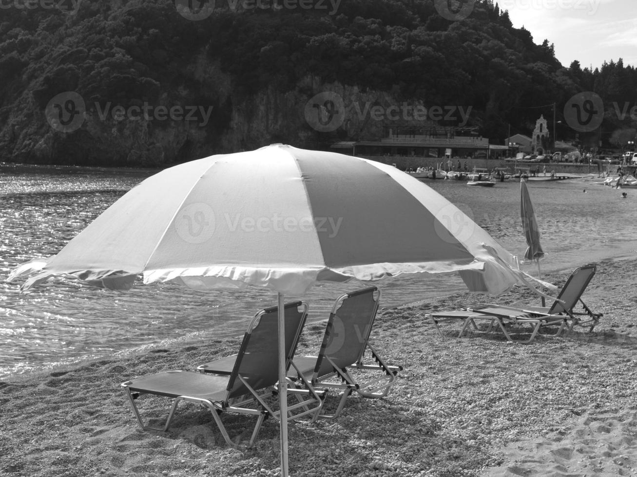 At the beach of Corfu photo