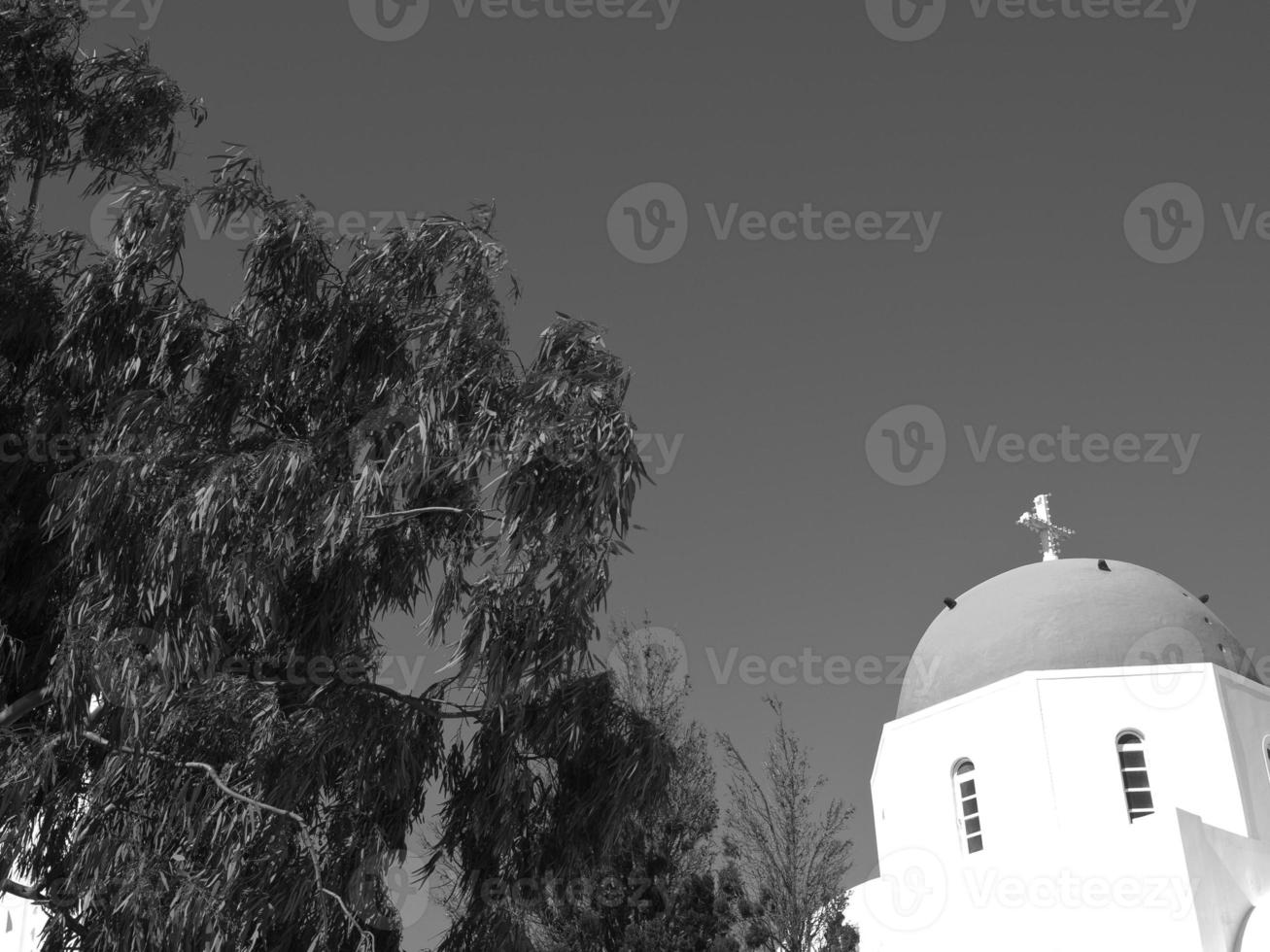 la isla de santorín foto