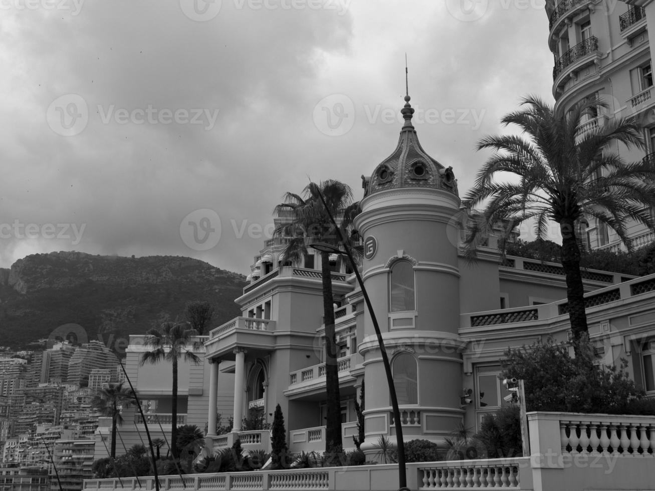 Monaco at the mediterranean sea photo