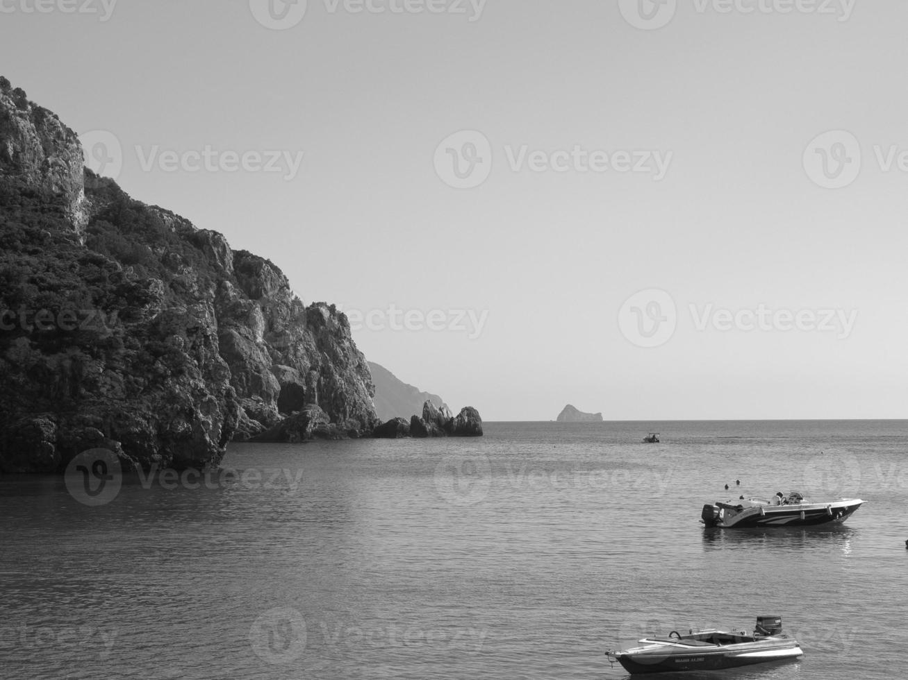 At the beach of Corfu photo