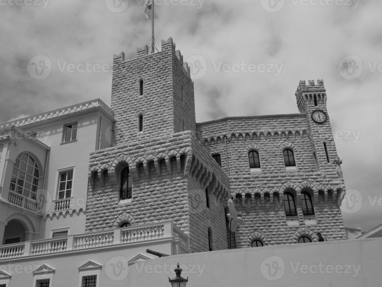 monaco at the mediterranean sea photo