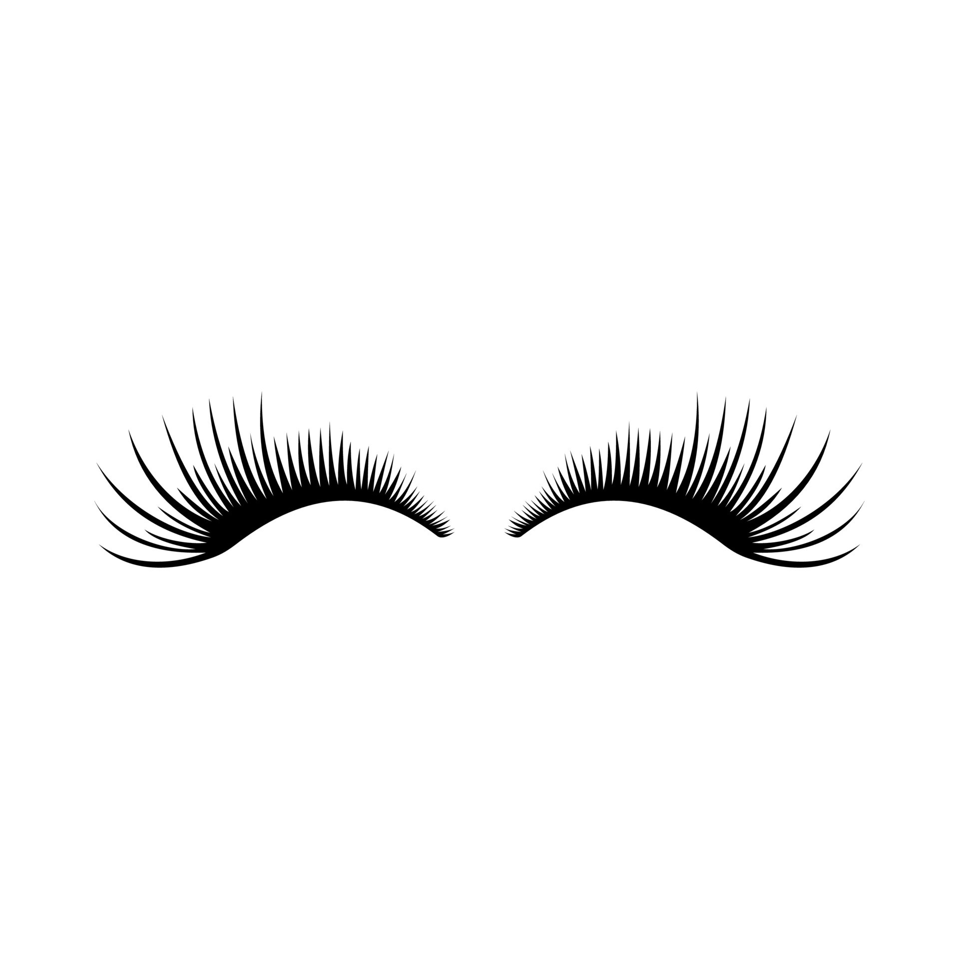 eyelash icon vector 10913568 Vector Art at Vecteezy