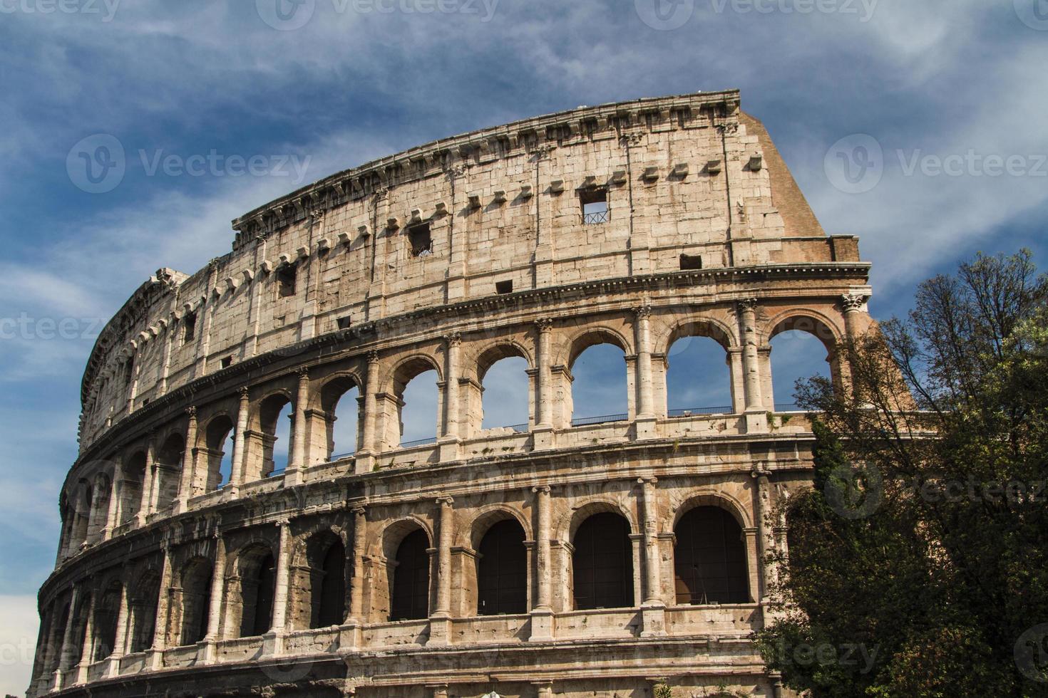 El Coliseo de Roma, Italia foto