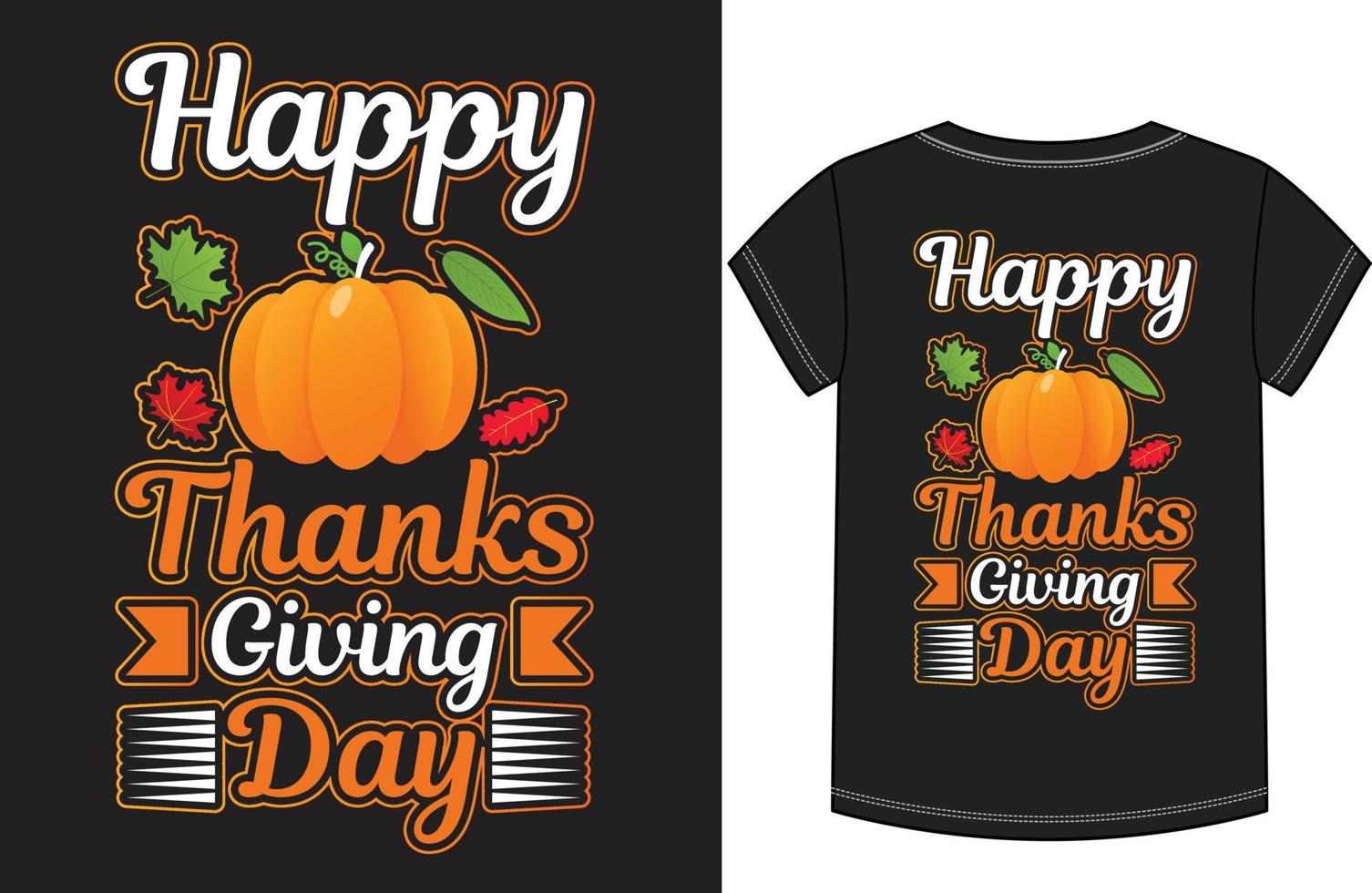 Thanksgiving t-shirt design vector