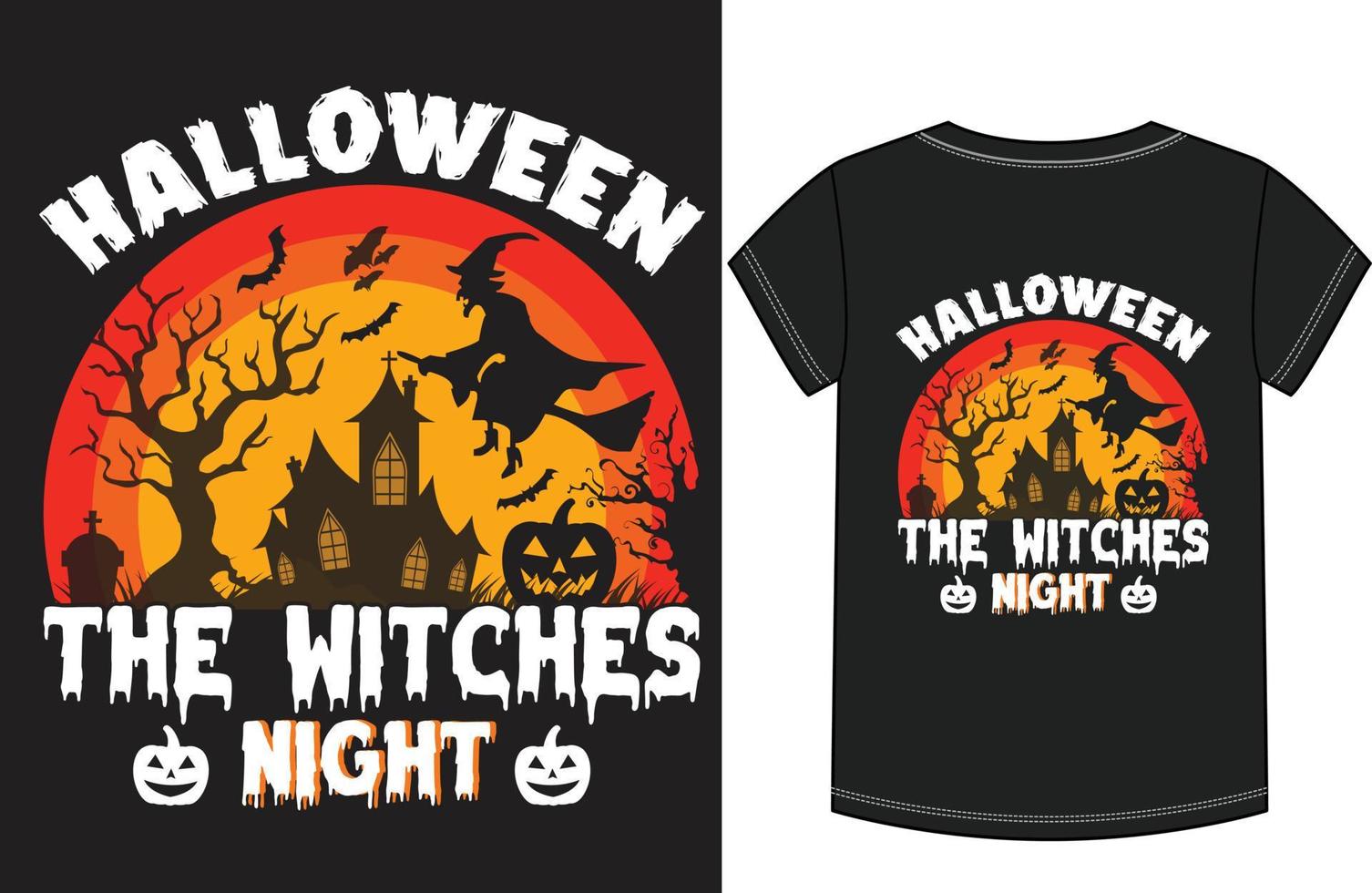 Halloween t-shirt  design vector