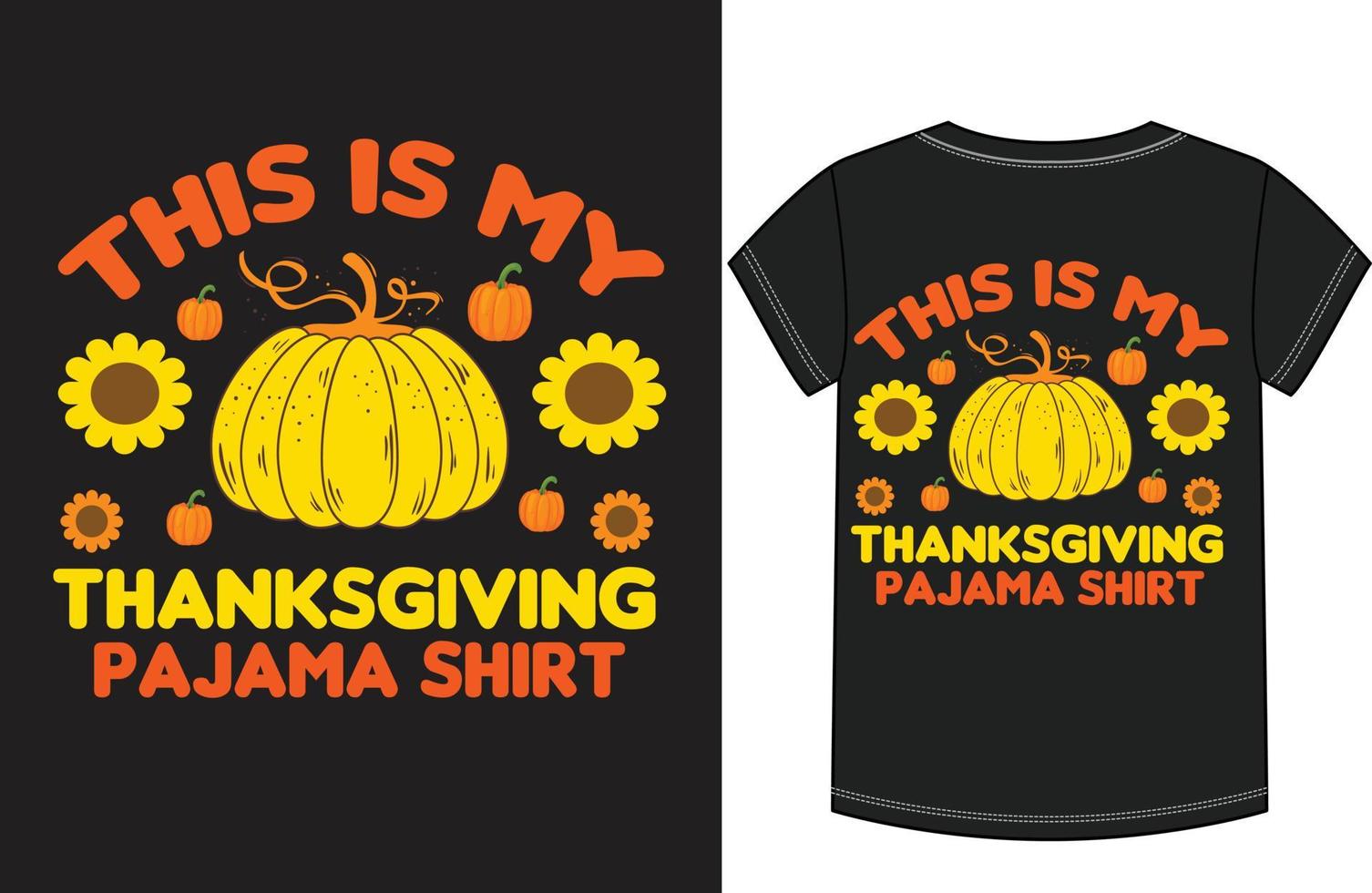 Thanksgiving t-shirt design vector