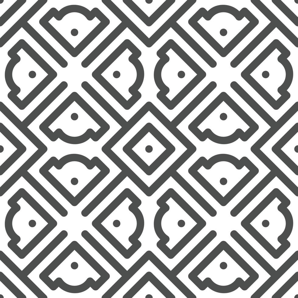 Abstract seamless geometric shape lines pattern vector